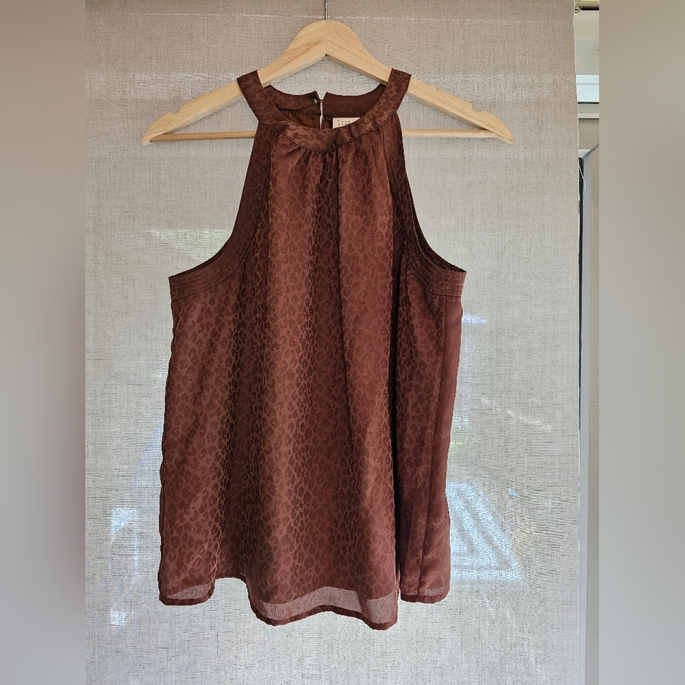 Leopard print blouse